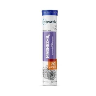 Novativ Magnesium + B6, 20 шипучих таблеток