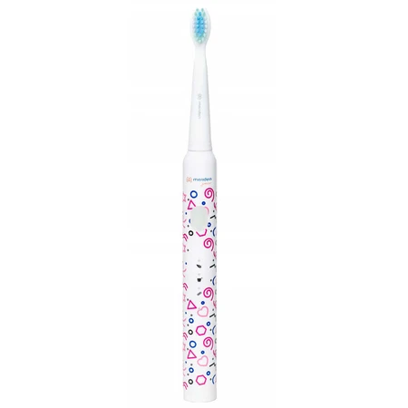 Meriden Smart Junior Pink, звукова зубна щітка для дітей, рожева, від 5 років, 1 штука + змінні насадки, 4 штуки: ціни та характеристики