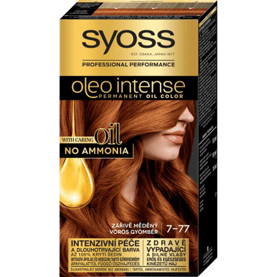 Syoss Oleo Intense Permanent Colour 7-77 Имбирно-красный, 1 шт.: цены и характеристики