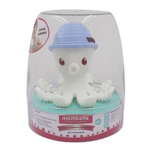 Mombella, игрушка-прорезыватель, осьминог, светло-голубой, от 3 месяцев, 1 штука