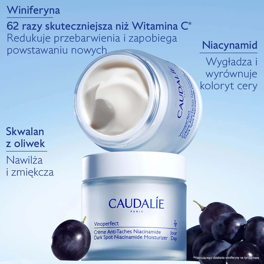 Caudalie Vinoperfect, крем от гиперпигментации с ниацинамидом, дневной, 50 мл: цены и характеристики