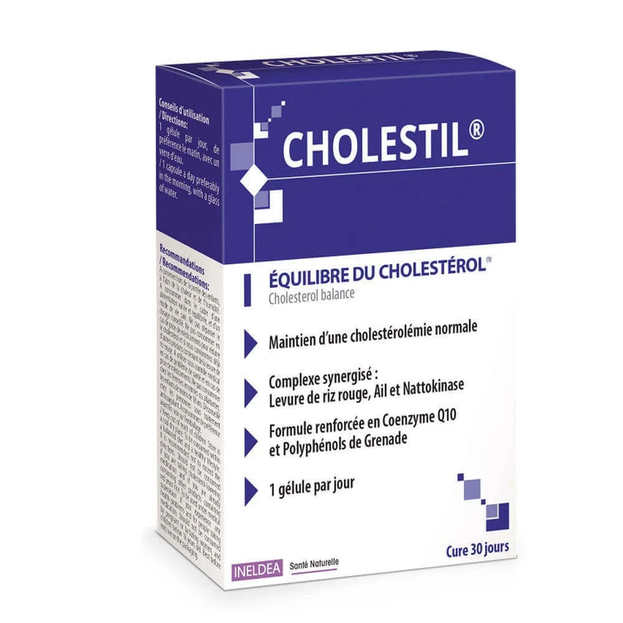 Ineldea Santé Naturelle Colestil Cholesterol Balance 30 капсул: ціни та характеристики