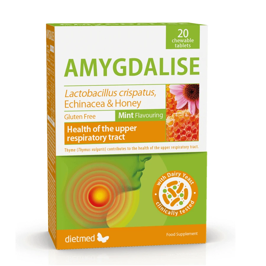 Амигдалис, 20 жевательных таблеток, Dietmed: цены и характеристики
