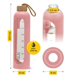 4Фізіологічний розчин, стик для аплікацій на силіконовій основі, мотиваційний, рожевий, 1 л