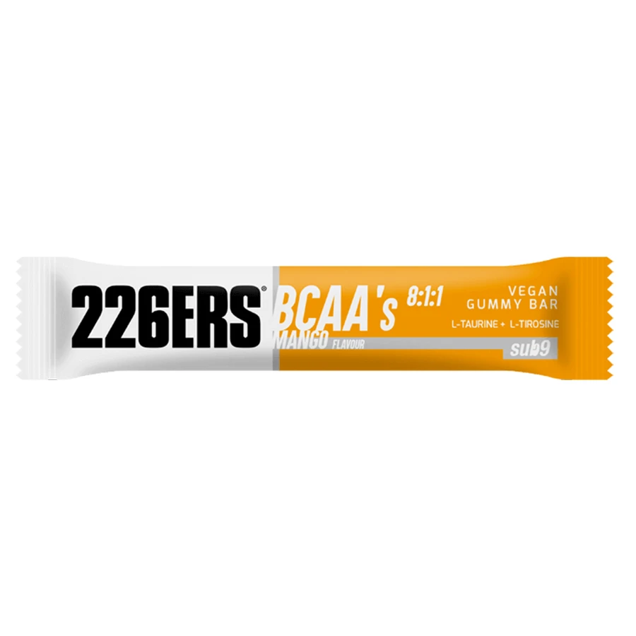 226Ers Vegan Gummy Bar BCAA's, гелевий енергетичний батончик з BCAA, манго, 30 г: ціни та характеристики