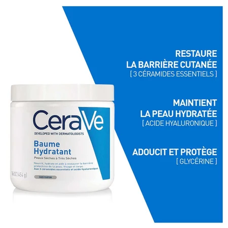Cerave Зволожуючий крем для тіла для сухої та дуже сухої шкіри 454г: ціни та характеристики