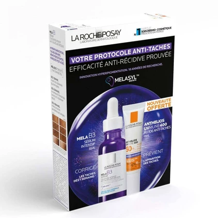 La Roche-Posay Toleriane Подарочный набор Интенсивная сыворотка для лица Melasyl™ + Антивозрастной крем Anthelios SPF50 45 мл: цены и характеристики