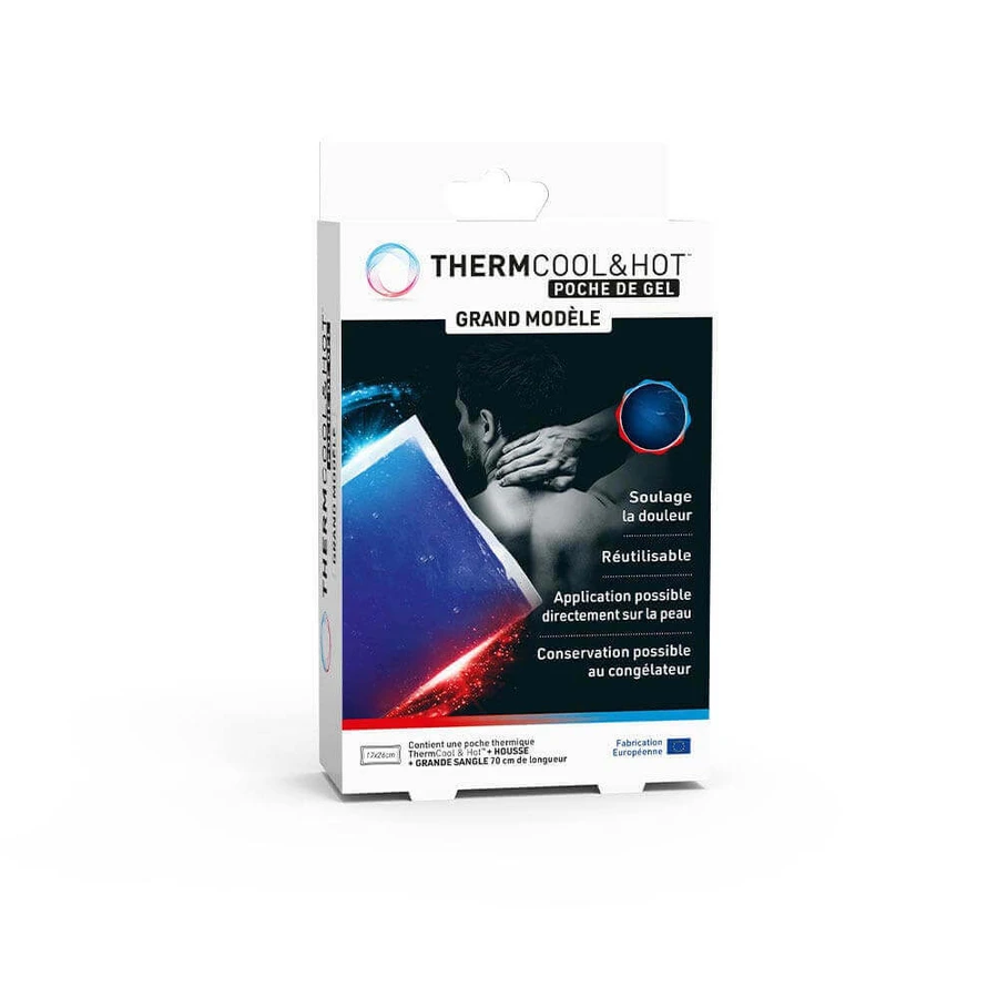 Bausch&Lomb Thermcool & Hot гелевый широкоформатный горячий/холодный компресс 1 шт. 17x26 см: цены и характеристики
