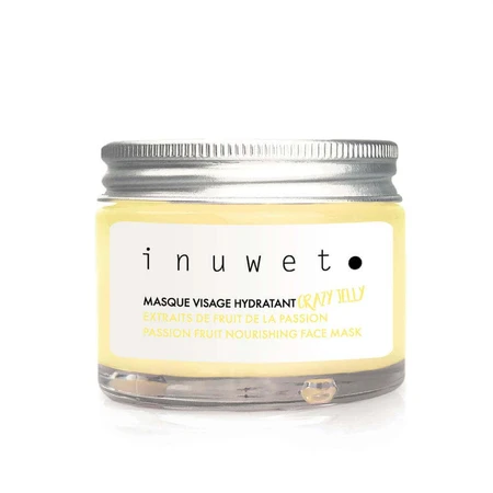 Inuwet Crazy Jelly Натуральна зволожуюча гелева маска для обличчя Ананасовий аромат жовтий 50мл: ціни та характеристики