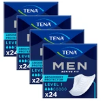 Набір Tena Men Active Fit, анатомічні устілки для чоловіків, рівень 1, 4 x 24 штуки: ціни та характеристики