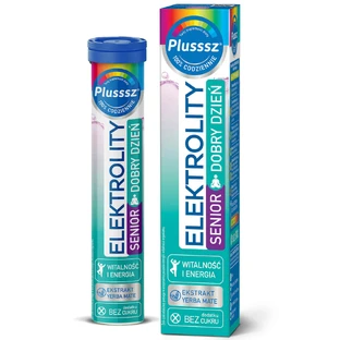 Plusssz Elektrolity Senior Good Day, без цукру, 24 шипучі таблетки ЗАБРУДНЕНА УПАКОВКА
