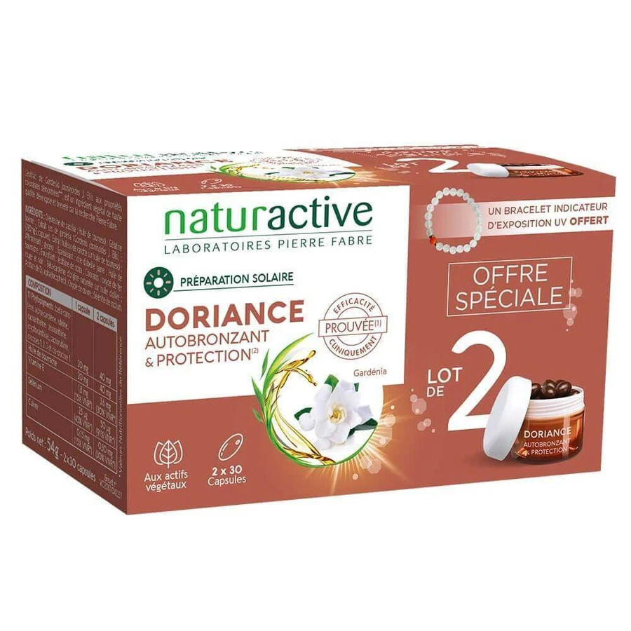 Naturactive Doriance Самозасмага та захист 2х30 капсул: ціни та характеристики