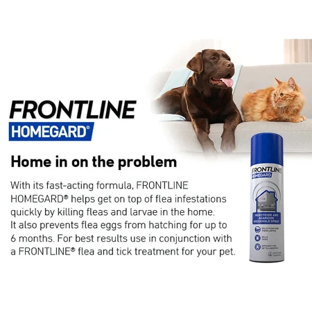 Спрей Frontline HomeGard Spray Insecticide et Acaricide Pour L'habitat, 500 мл: ціни та характеристики