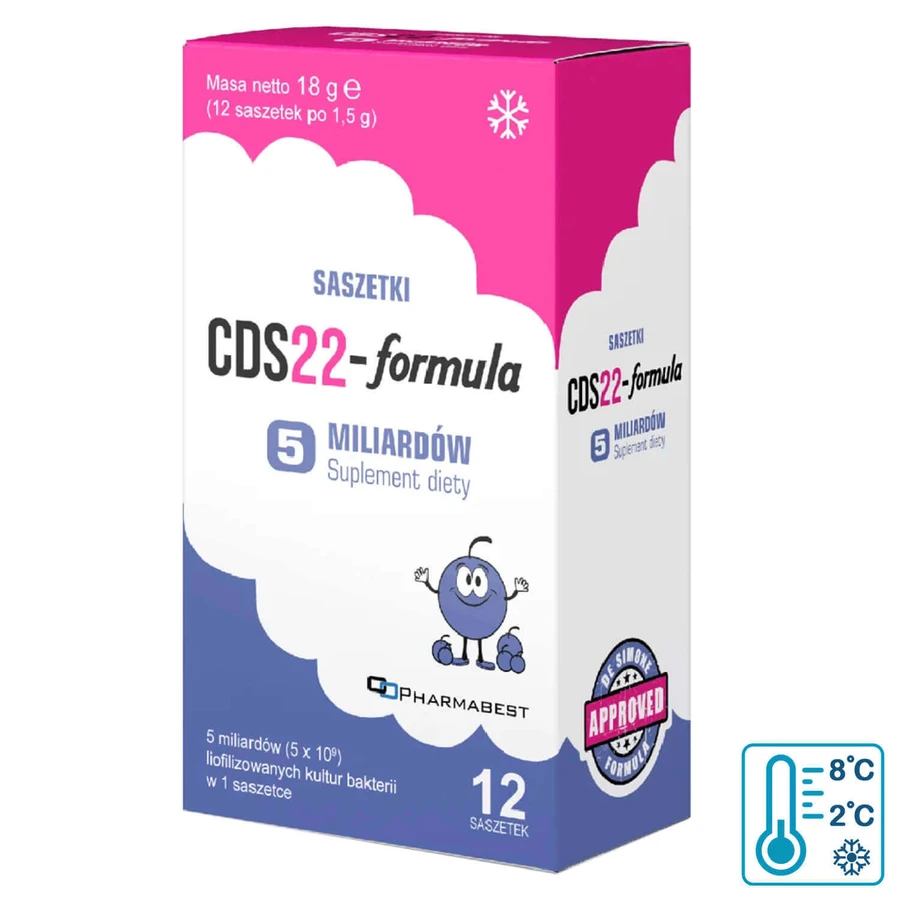 CDS22-Formula 5 billion (ранее Vivomixx Sachets), порошок для оральной суспензии, со вкусом черники, 10 пакетиков: цены и характеристики