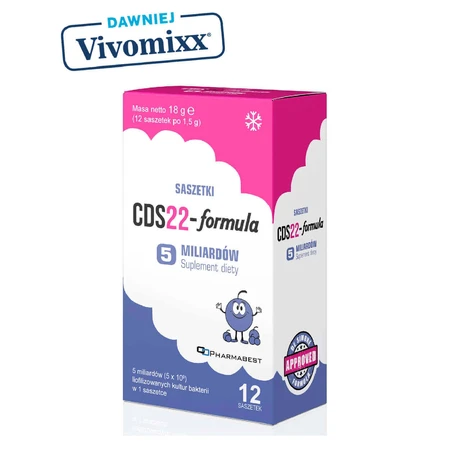 CDS22-Formula 5 billion (ранее Vivomixx Sachets), порошок для оральной суспензии, со вкусом черники, 10 пакетиков: цены и характеристики