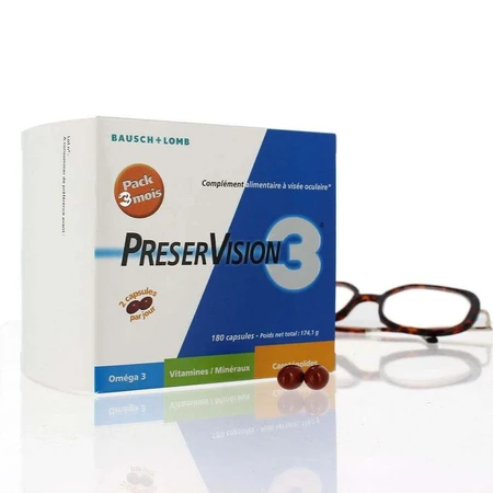Preservision Eye Wellness 3, 180 капсул, Bausch&Lomb: цены и характеристики