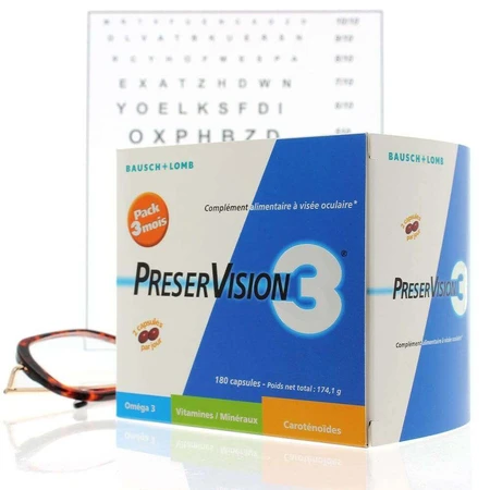 Preservision Eye Wellness 3, 180 капсул, Bausch&Lomb: цены и характеристики