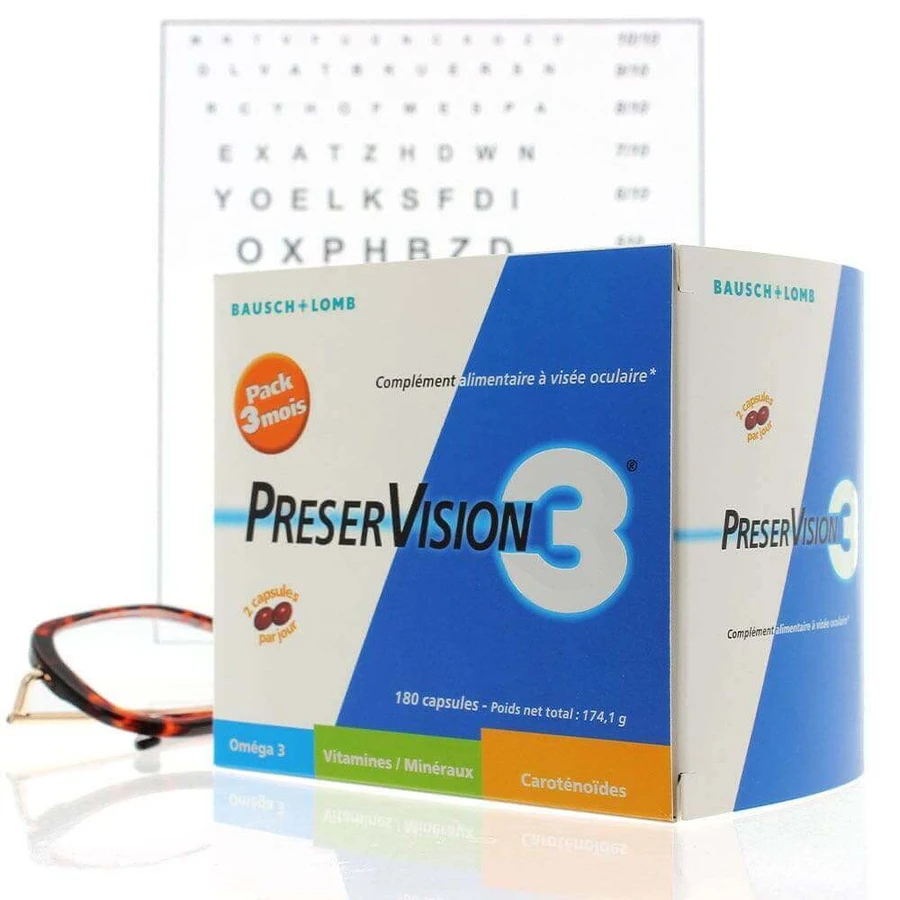 Preservision Eye Wellness 3, 180 капсул, Bausch&Lomb: цены и характеристики