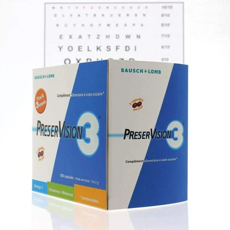 Preservision Eye Wellness 3, 180 капсул, Bausch&Lomb: цены и характеристики