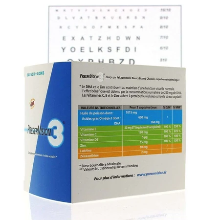 Preservision Eye Wellness 3, 180 капсул, Bausch&Lomb: цены и характеристики