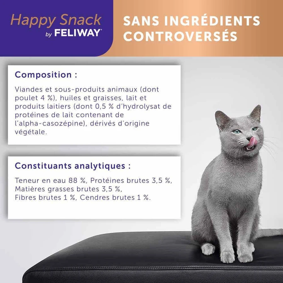 Feliway Happy Snack С курицей с расслабляющим эффектом 6 палочек: цены и характеристики
