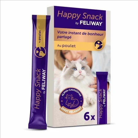 Feliway Happy Snack С курицей с расслабляющим эффектом 6 палочек: цены и характеристики