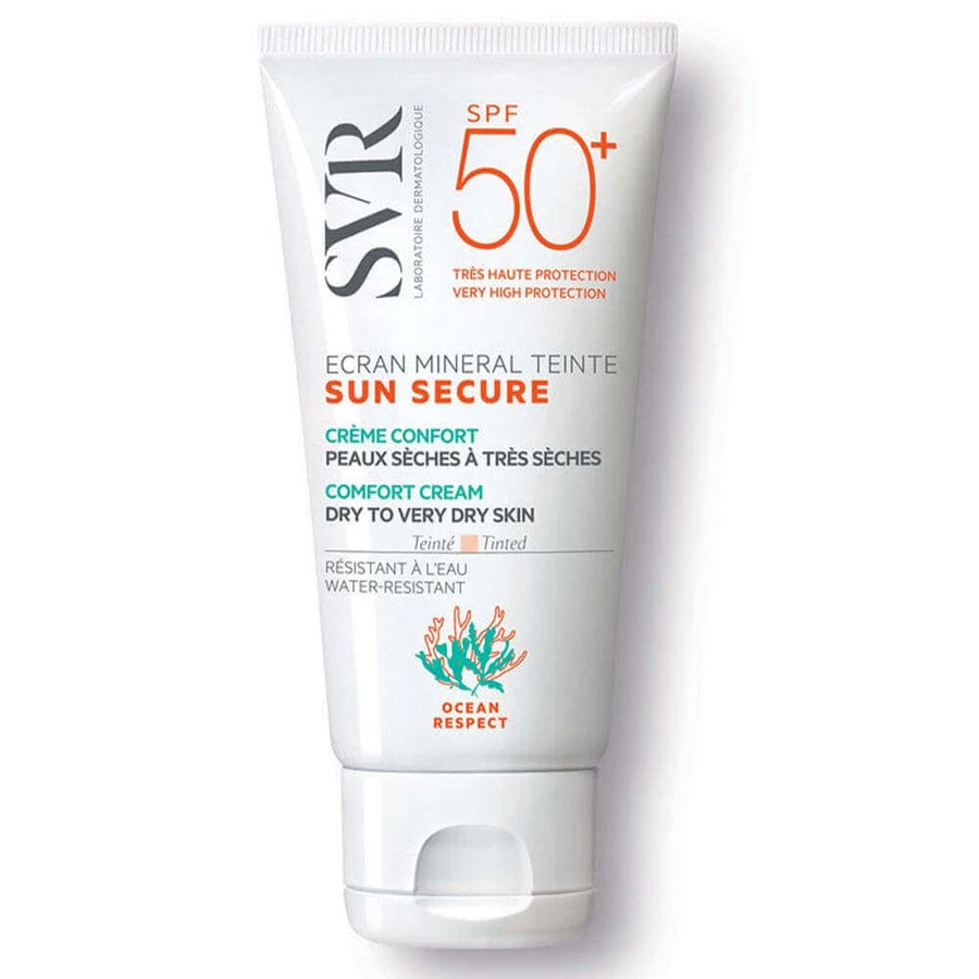 Svr Sun Secure Tinted Mineral Screen Spf50+ Сухая и очень сухая кожа 50 мл: цены и характеристики