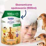 Bambino Kids, Гель для миття тіла та волосся 2-в-1, Surykats, запас, 900 мл: ціни та характеристики