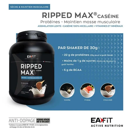 Eafit Maxi Casein Ripped 750g: ціни та характеристики
