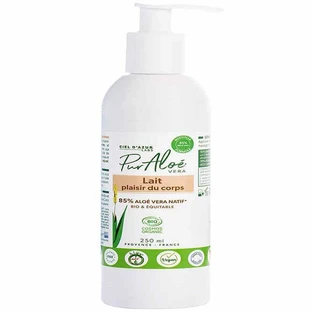 Pur Aloé Lait Plaisir Du Corpo A L'aloe Vera Natif 85% Bio Для всіх типів шкіри 250 мл