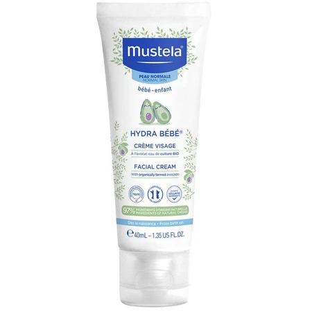 Крем для обличчя Mustela для нормальної шкіри Hydra Bebe 40мл: ціни та характеристики