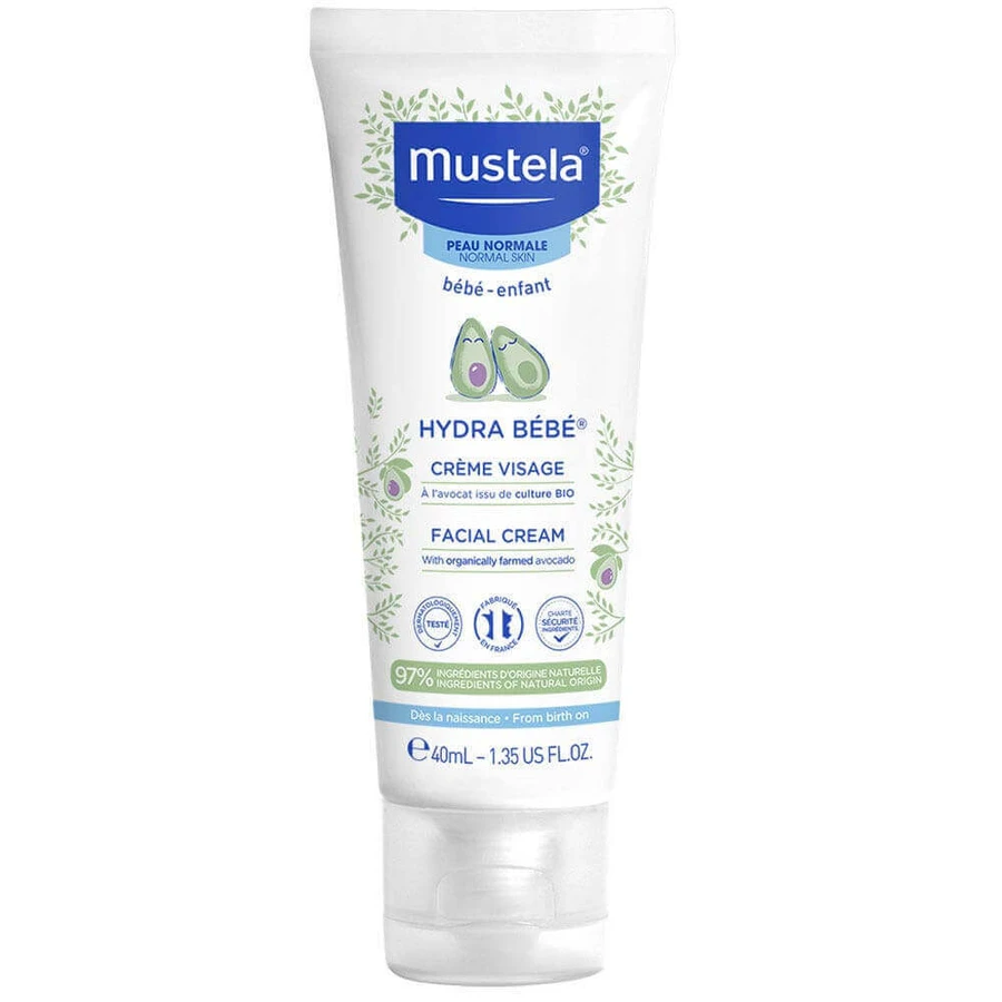 Крем для обличчя Mustela для нормальної шкіри Hydra Bebe 40мл: ціни та характеристики