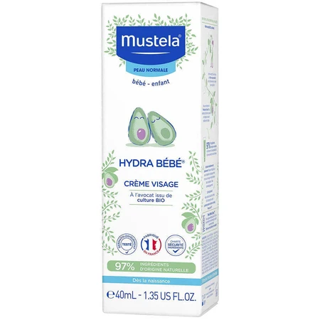 Крем для обличчя Mustela для нормальної шкіри Hydra Bebe 40мл: ціни та характеристики