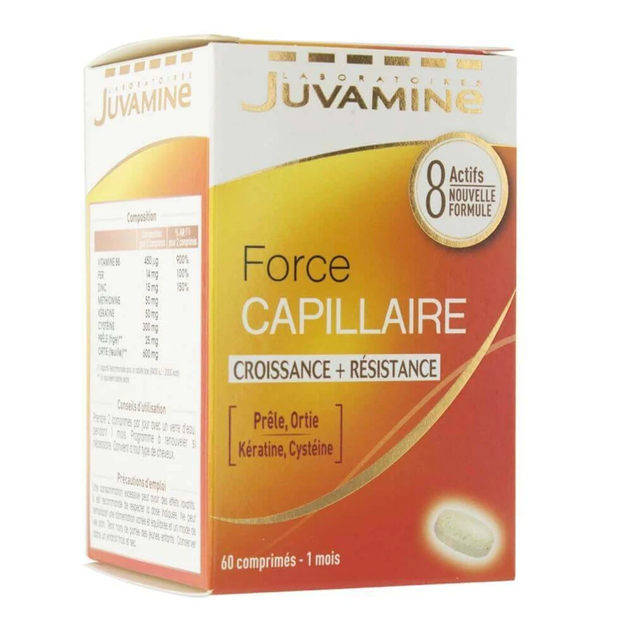 Juvamine Force Capillaire 30 таблеток: цены и характеристики