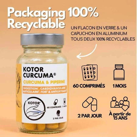 Kotor Pharma Turmeric + Piperine Digestion 60 таблеток: цены и характеристики