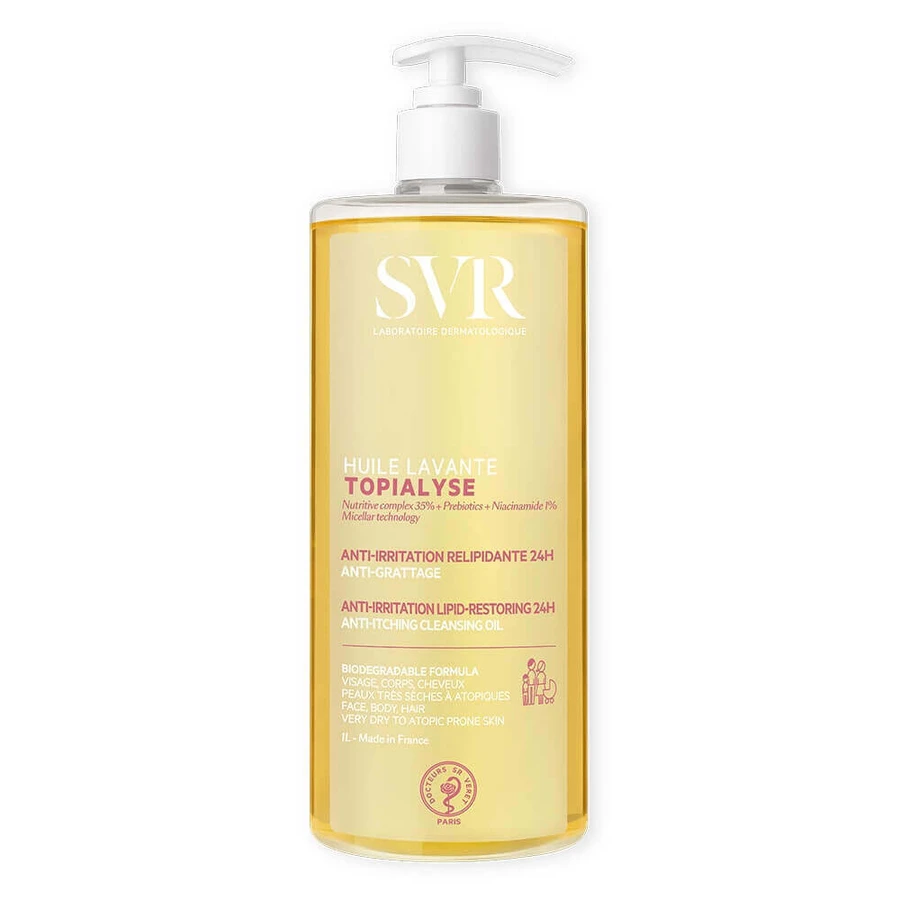 Svr Topialyse Emollient Cleansing Oil Peaux Sensibles 1л: ціни та характеристики