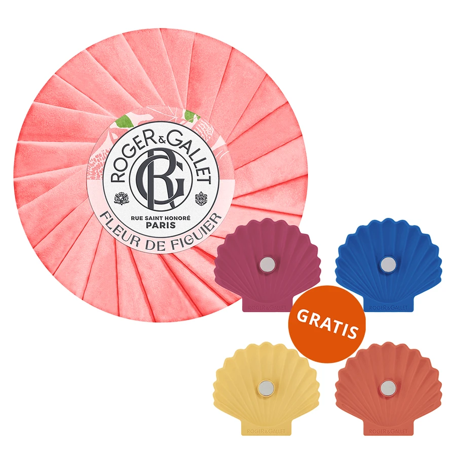 Roger & Gallet Fleur de Figuier, кускове мило, 100 г + безкоштовна мильниця: ціни та характеристики