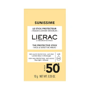 Lierac Sunissime Захисний стік SPF50+ для обличчя та чутливих ділянок 10г
