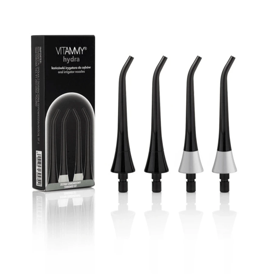Vitammy Hydra, насадки для ирригатора, черные, 4 штуки: цены и характеристики