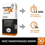 Максигра Макс 50 мг, 2 упаковки в пленке: цены и характеристики