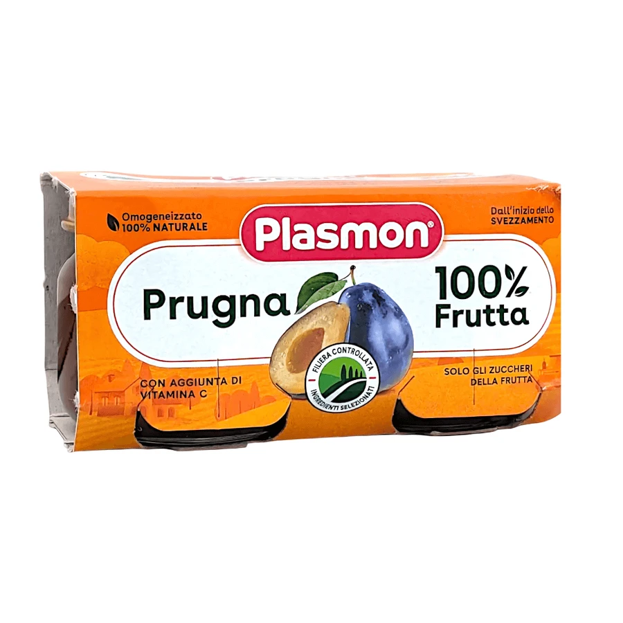 Пюре сливове, 2х80 г, Plasmon: ціни та характеристики