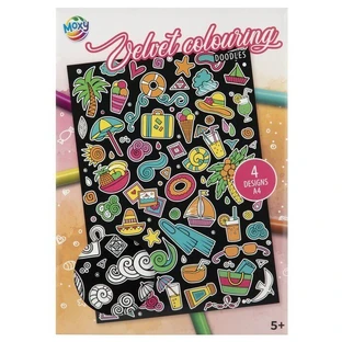 Книжка для раскрашивания Velvet Scribbles