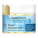 Uzdrovisco Hyaluronic Saturation, гиалуроновая маска, сухая и нормальная кожа, 40 мл