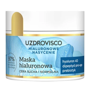 Uzdrovisco Hyaluronic Saturation, гиалуроновая маска, сухая и нормальная кожа, 40 мл