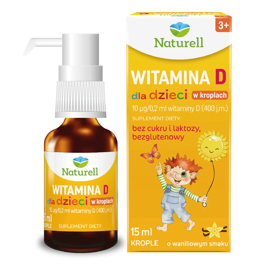Naturell Вітамін D для дітей, краплі, 15 мл: ціни та характеристики