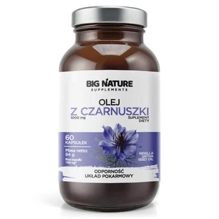 Масло черного тмина Big Nature, 60 капсул