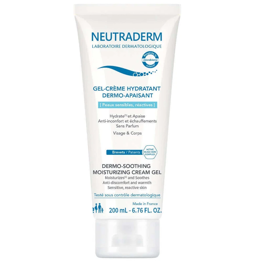 Neutraderm Увлажняющий гель-крем Дермо-успокаивающий для чувствительной и реактивной кожи 200 мл: цены и характеристики