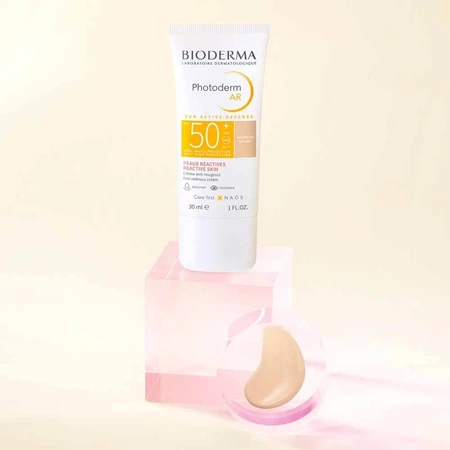 Bioderma Photoderm цветной крем против покраснений SPF50+ AR для реактивной кожи 30 мл: цены и характеристики