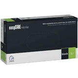 EasyCare Nitrile, нитриловые перчатки, нестерильные, неопудренные, черные, размер L, 100 штук