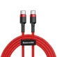 Кабель Baseus CATKLF-H09 USB-C - USB-C PD QC 60W 3A 480Mb/s 2m - красный